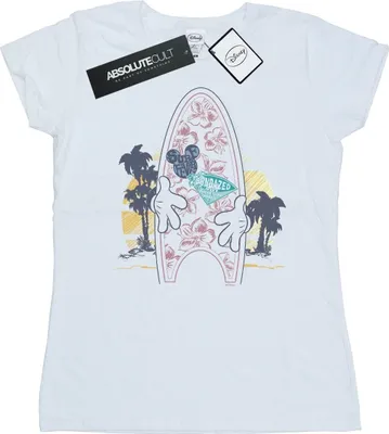Produktbild von Disney - "Surf Fever" T-Shirt für Damen BI51610 (M) (Weiß)