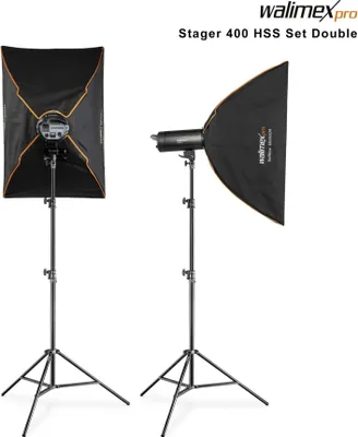 Immagine prodotto di Walimex pro Stager 400 HSS Set doppio