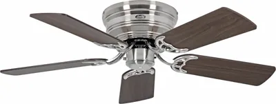Produktbild von Flacher Deckenventilator mit Zugkette Classic Flat III Chrom gebürstet 103