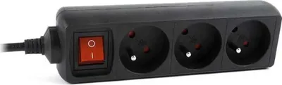 Produktbild von Gembird EG-PSU3F-01 Spannungsschutz Schwarz 3 AC-Ausgänge 230 V 0 6 m