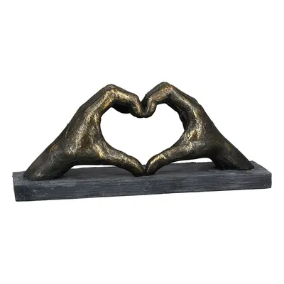Produktbild von Casablanca by Gilde Dekofigur Skulptur Herz aus Händen H. 15 cm,89343