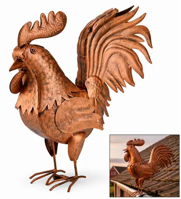 Immagine prodotto di Grondaia del tetto e recinzione figura del gallo 1977