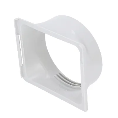 Immagine prodotto di Accoppiatore del tubo di scarico del condizionatore d'aria Design della filettatura universale ABS quadrato a rotondo Adattatore del tubo di scarico portatile