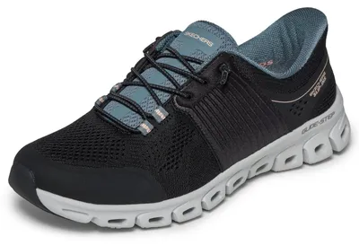 Obrázek produktu pro Skechers dámské tenisky Glide-Step Stargaze, černo-šedé, s prodyšnou síťovinou, velikost 36 EU