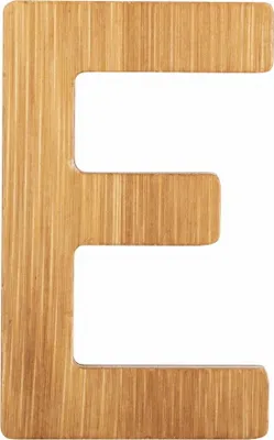 Image de Lettres ABC Bambou E