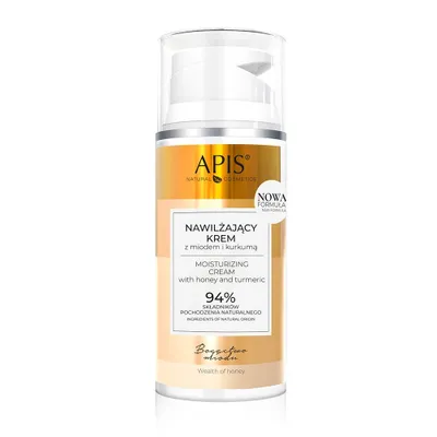 Image de Apis Crème hydratante au miel et au curcuma, 100ml
