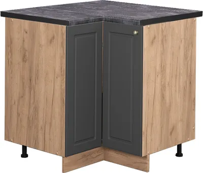 Produktbild von Eckunterschrank Vicco Fame-Line Anthrazit-Gold 80.5 cm , AP Anthrazit, Model 46016