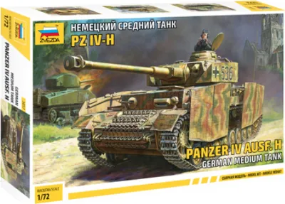 Obrázek produktu pro Zvezda 1:72 Panzer IV Ausf.H (Sd.Kfz.161/2)