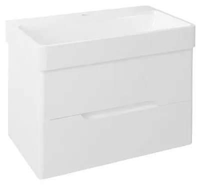 Image de Sapho Mediena - Meuble lavabo 760x510x490 mm, blanc mat MD080