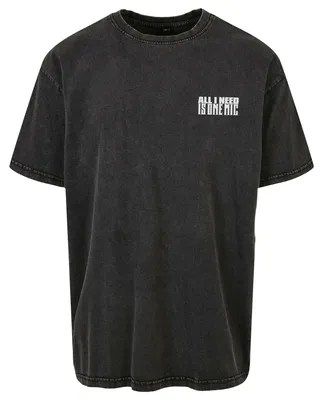 Image de Mister Tee - T-shirt "Stillmatic" pour hommes, effet délavé acide, coupe oversize, modèle TN3390 (Taille M) (Noir)