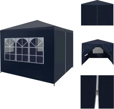 Obrázok produktu pre vidaXL Párty stan 3x3 m modrý - Pavilóny a párty stany