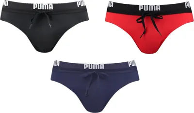 Produktbild von Puma Swim Herren Logo Brief Slip Badehose S bis XL NEU