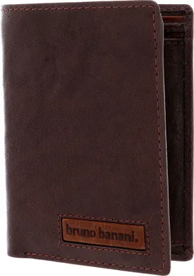 Produktbild von bruno banani Leder Geldbörse Den Haag Wallet High With Flap Brown / Cognac braun