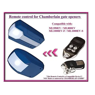 Produktbild von Kompatibel Fernbedienung für Chamberlain ml550ev/ml800ev/ml1000ev-f/ml1000ev-s Garage torantrieben
