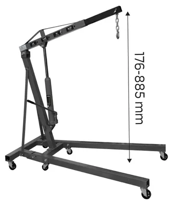 Produktbild von Werkstatthebebühne 2 t, 25-2382 mm, Kran