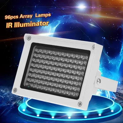 Obrázok produktu pre 96 LEDS IR osvetľovač infračervené lampy nočné videnie vonku vodotesné pre CCTV bezpečnostnú kameru
