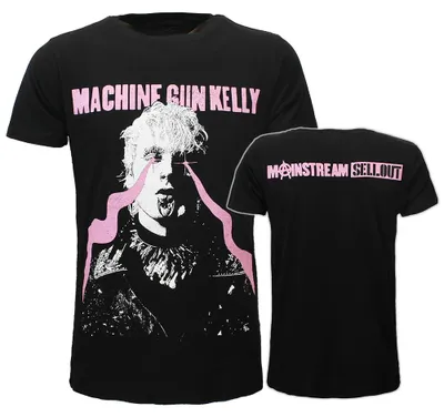 Zdjęcie produktu dla Koszulka z nadrukiem karabinu maszynowego Kelly MGK Laser Eyes – rozmiar XL