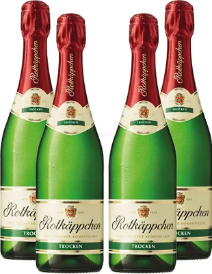 Produktbild von Rotkäppchen Sekt - 4er Set Tradition Trocken 0,75L (11% Vol)- [Enthält Sulfite]
