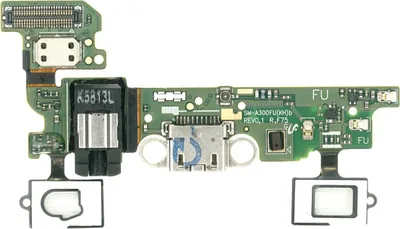 Produktbild von Ladebuchse für Samsung Galaxy A3 (SM-A300F) microUSB Flexkabel Mikrofon, Kopfhöreranschluss, Menü-Tasten Elektronik Ladeanschluss Lade Eingang