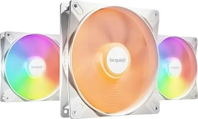 Obrázok produktu pre Ventilátor Skriňa be quiet! Light Wings LX, 140 mm, PWM high-speed White Triple Pack, 3 ventilátory