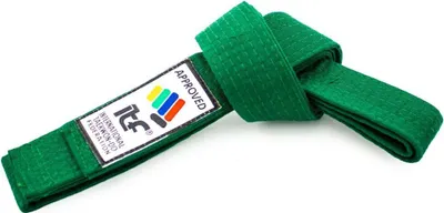 Produktbild von Budogürtel ITF grün 180