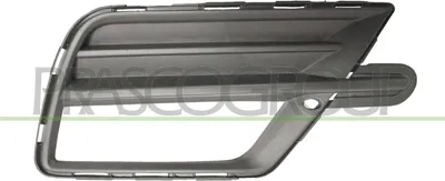Produktbild von PRASCO Lüftungsgitter Grill Stoßfänger für VW CADDY IV Kombi (SAB, SAJ) mit Loch/Löchern für Nebellampen Schwarz