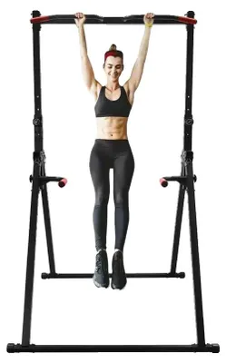 Produktbild von Klimmzugstange, verstellbare Höhe 1,75m-2,3m, maximale Belastung 200kg, Material: Kohlenstoffstahl, Abmessungen 1,16m x 1,33m, Montage erforderlich