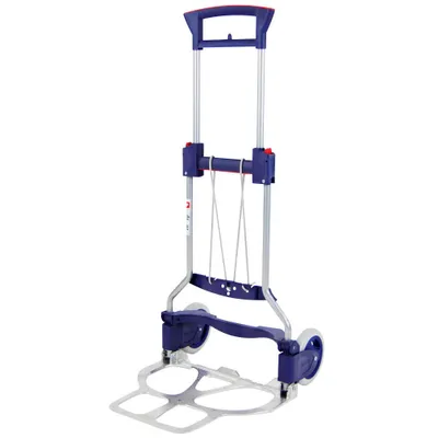 Produktbild von Transportkarre klappbar Stahlrohr Aluminium Hhe 1130 mm Schaufellnge 410 mm Schaufelbreite 490 mm