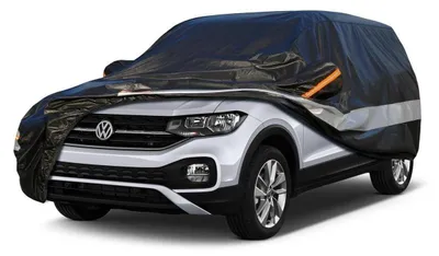 Immagine prodotto di Copertura per auto, 10 strati, impermeabile e traspirante, per Volkswagen T-Roc (2017-2023), colore nero