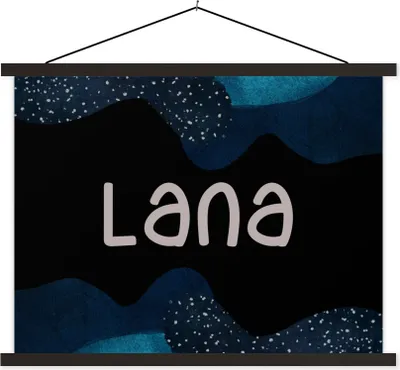 Produktbild von MuchoWow® Textilposter Lana - Pastell - Mädchen 150x113 cm mit schwarzem Rahmen - Wohnzimmer