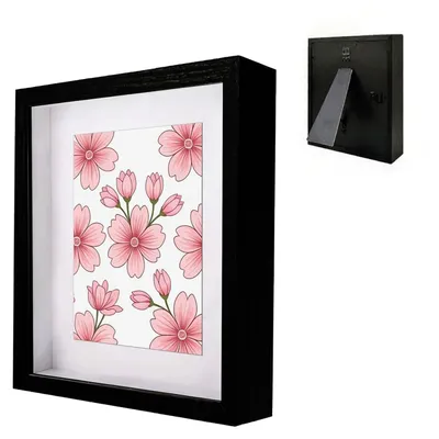 Immagine prodotto di Omgoods - Cornice per oggetti 3D, 40 x 50 cm, con vetro acrilico trasparente, colore nero
