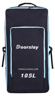 Obrázek produktu pro Batoh na paddleboard s velkou kapacitou, batoh na SUP, snadný přístup k obsahu, lehký, cestovní, outdoorové vybavení, černý, 105 l