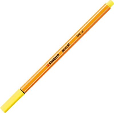 Produktbild von Fineliner - STABILO point 88 - Einzelstift - zitronengelb