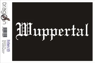 Produktbild von Aufkleber / Autoaufkleber - JDM / Die cut / Auto / OEM - Stadt Wuppertal - 200x50mm pink - Heckscheibe / Heckscheibenaufkleber