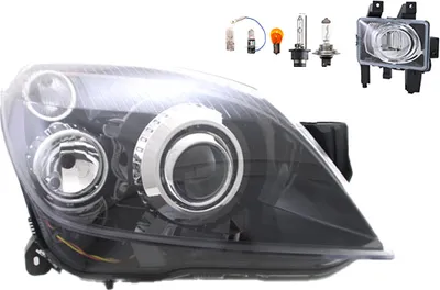 Produktbild von Scheinwerfer passend für Opel Astra H 03/2004- Xenon D2S H7 RE + Nebel+Leuchtmi. 1216664 1216566 6710040 6710054 1710367 13252450 13261998 2446 Johns