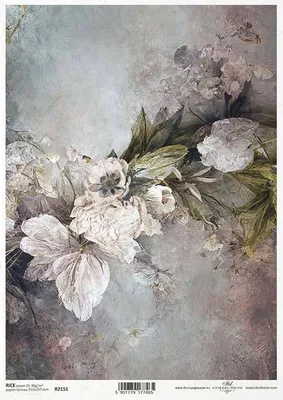 Immagine prodotto di ITD carta di riso decoupage carta artigianale tecnica tovagliolo di carta morbida, fiori R2151