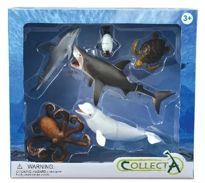 Obrázok produktu pre Sada 6 figúrok vodného života Collecta