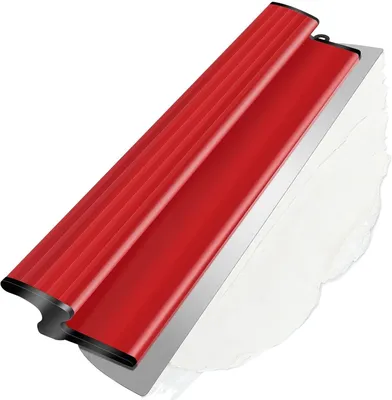 Imagen del producto de Espátula de 40 cm, con hoja de acero inoxidable, mango ergonómico en forma de "Z", ideal para grandes superficies