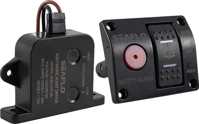 Obrázek produktu pro Kontrolní jednotka hladiny vody v lodi, automatický poplašný systém, použití pro vývěvy, 12V, SFWAS1-20-03 12V