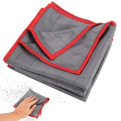 Productafbeelding van Raampoetsdoeken 30x30 cm, 4 stuks, 400GSM, strepenvrij