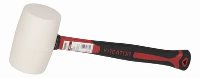 Obrázek produktu pro KREATOR KRT904106 - Gumová palice bílá 900g - Laminátová násada