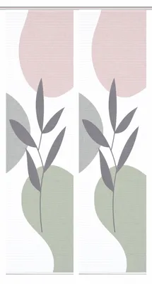 Produktbild von 84074 FRONDA Schiebegardine, recyceltem Polyester 245x60 cm
