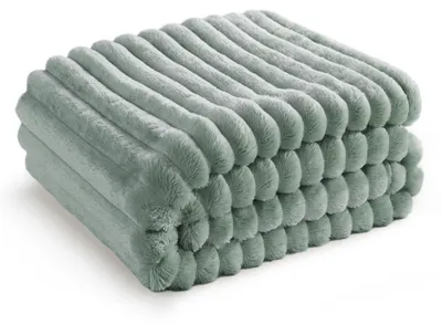 Produktbild von Weiche Fleece-Decke, 150 x 200 cm, in Grün