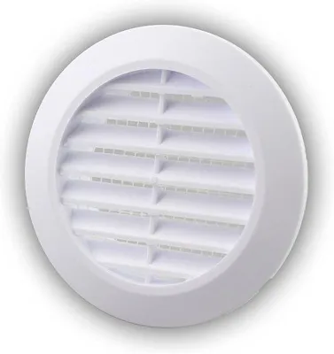 Produktbild von Runder Lüftungsgitter, 60 mm, mit Insektenschutzgitter - 10 Stück