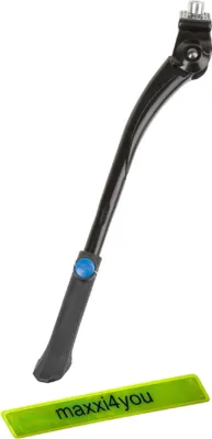 Produktbild von Universal Fahrradständer A24-29C Seitenständer verstellbar Schwarz inkl. maxxi4you Reflexband