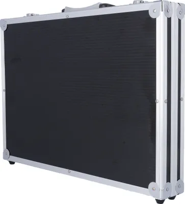 Image de STUBAI Valise de chef en aluminium JUNIOR vide, noir 430x320x60mm