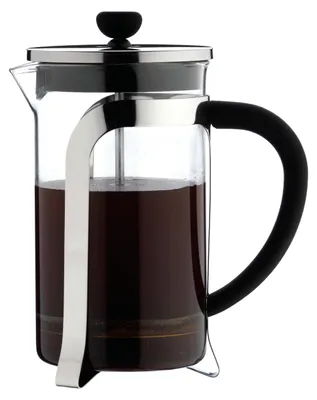 French Press Kaffeepresse 350 ml, Glas & Edelstahl