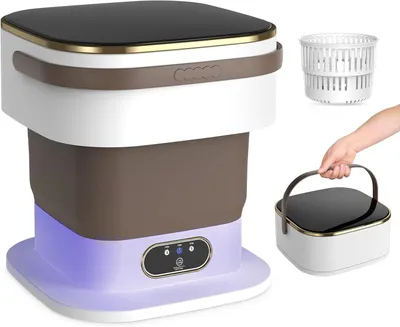 Produktbild von Mini-Waschmaschine tragbar, 15L Fassungsvermögen, 3 Reinigungsmodi, für kleine Kleidung