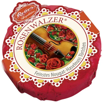 Produktbild von Reber Rosenwalzer-Törtchen 30g