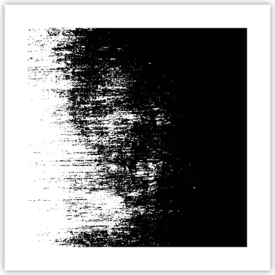 Produktbild von Poster - Poster ohne Rahmen - Abstraktion dunkel schwarz und weiß - 40x40 cm - Wand Bild - Wanddeko - Wandbilder - Kunstposter - Wandposter - Bilder - Kunstdruck - Wanddekoration - P2XAC40x40-4601